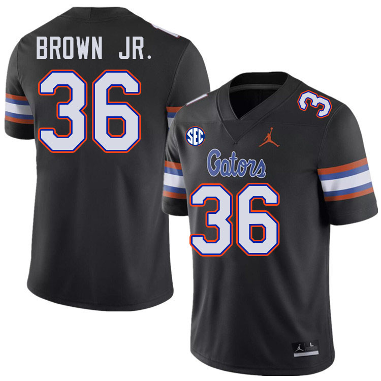 Florida Gators #36 Vincent Brown Jr. College Football Jerseys Stitched-Black